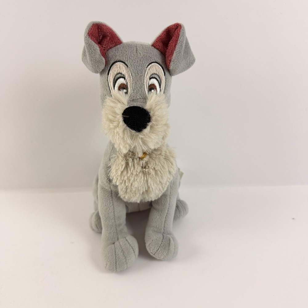 Disney Lady and the Tramp Dog Plush 8" Mongrel Puppy Stuffed Animal Toy